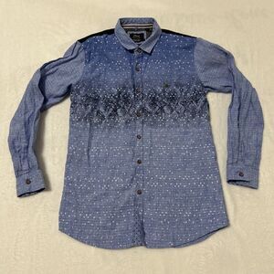 Chase Italian Couture Boys 12 Button Shirt 100% Linen